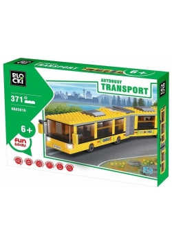 Klocki Blocki Transport Autobus Przegubowy