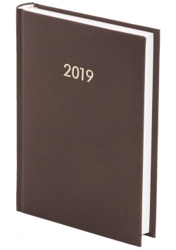 Kalendarz 2019 B6 Dzienny Albit Brąz