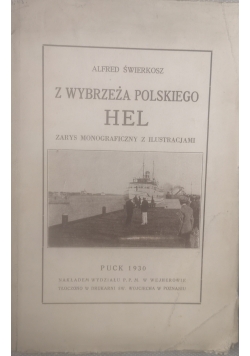 Z wybrzeża Polskiego Hel, 1930 r.