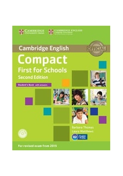 Compact First for Schools Student's Book with answers + CD, Nowa