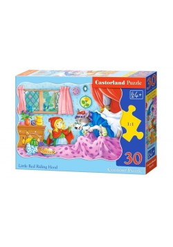 Puzzle 30 Czerwony kapturek CASTOR