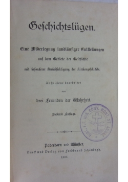 Geschichtslugen,1887r