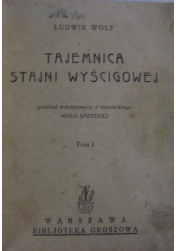 Tajemnica stajni wyścigowej, 2 w 1 , 1929