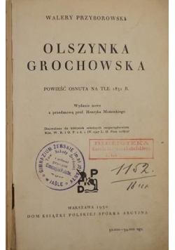 Olszynka Grochowska, 1930 r.
