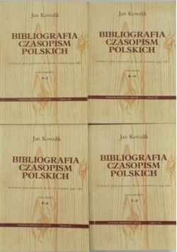 Bibliografia czasopism polskich TOM 1-4