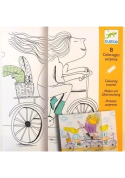 Kolorowanka z niespodzianką - Rower