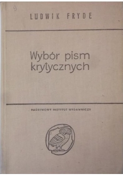 Wybór pism krytycznych
