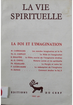 La Vie Spirituelle Nr 472