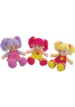 Lalka miękka 35cm Kwiatek I, 3 rodzaje