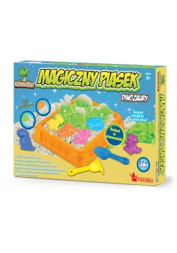 Magiczny piasek - Zestaw świecący Dinozaury