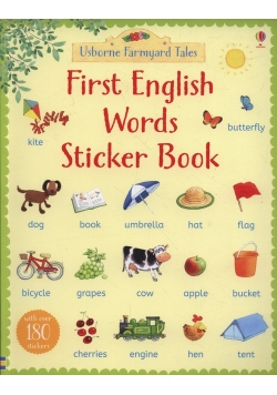 First English Words Sticker Book