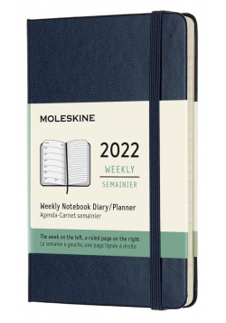 Kalendarz 2022 tygodniowy 12MP tw. sapphire blue