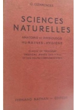 Sciences naturelles, 1940r.