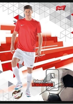 Zeszyt A5 z okładką laminowaną w trzy linie 32 kartki 15 sztuk