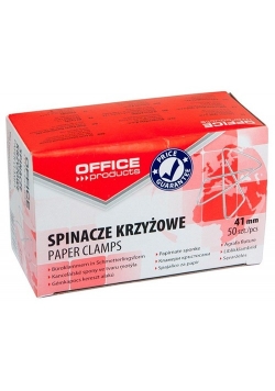 Spinacze krzyżowe 41mm 50 sztuk