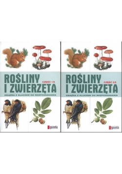 Rośliny i zwierzęta , zestaw 2 książek