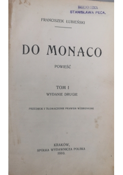 Do Monaco tom I 1910 r.