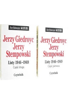 Jerzy Giedroyc Witold Gombrowicz Listy 1946-1969, część 1-2