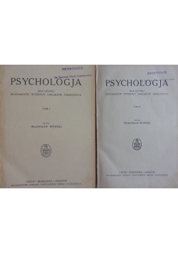 Psychologja Tom I i II ok 1925r.