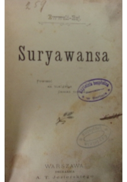 Suryawansa,1900 r.