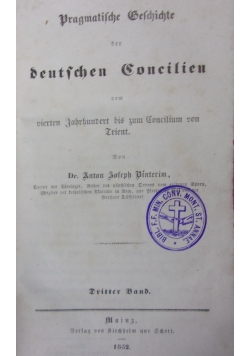 Pragmatische Geschichte, 1852 r.