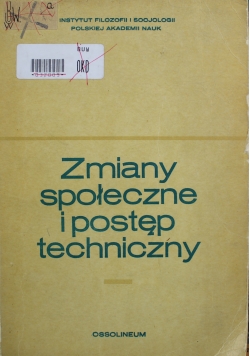 Zmiany społeczne i postęp techniczny