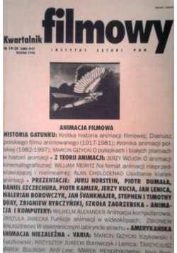 Kwartalnik filmowy Nr 19 do 20