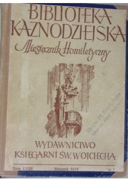 Biblioteka kaznodziejska, tom LVIII