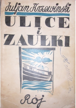 Ulice i zaułki, 1930r.