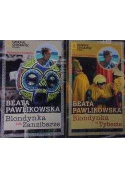 Blondynka w Tybecie/Blondynka w Zanzibarze- zestaw 2 książek