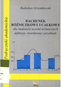 Rachunek różniczkowy i całkowy.