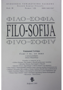 Filo-Sofija. Nr. 1(3)