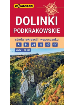 Mapa turystyczna - Dolinki Podkrakowskie 1:25 000