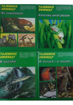 Tajemnice zwierząt, zestaw 4 książek