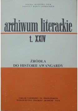 Archiwum literackie t.XXIV