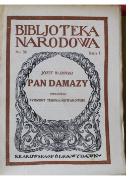 Pan Damazy 1921 r.