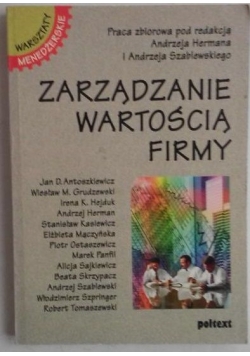 Zarządzanie wartością firmy