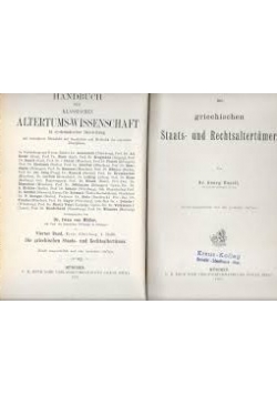 Handbuch der klassischen, 1892 r.