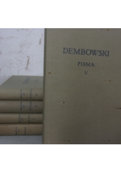 Dembowski Pisma I-V cz.