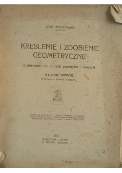 Kreślenie i zdobienie geometryczne, 1920 r.