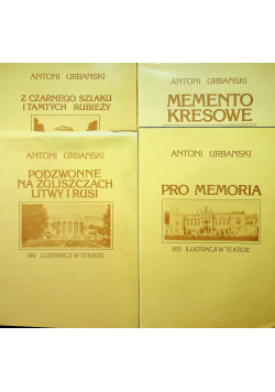 Memento kresowe reprint z 1928 r  4 tomy