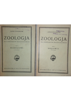 Zoologja ,Tom I,II,1930r.