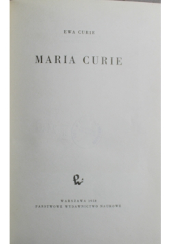 Biblioteka problemów Ewa i Maria Curie