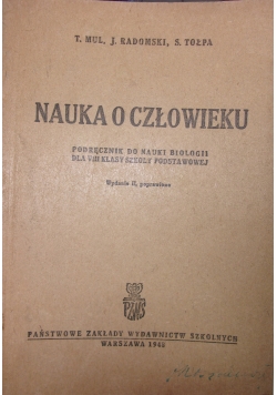 Nauka o człowieku, 1948r.