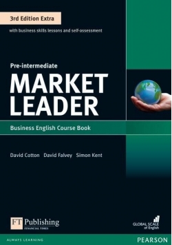 Pre-intermediate market leader business English course book + płyta CD