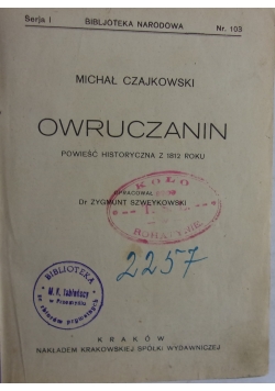 Owruczanin, 1927 r.