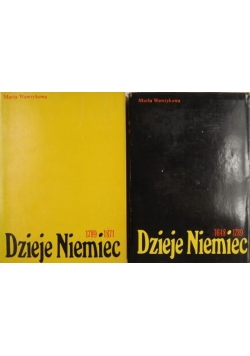 Dzieje Niemiec, Tom I i Tom II
