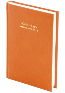 Kalendarz nauczyciela 2018/2019 B6 dzienny Albit pomarańczowy