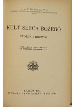 Kult serca Bożego, 1934r.