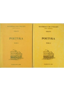 Poetyka,Tom I i II